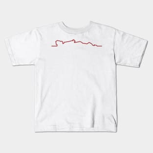 Alfa Romeo F1 Car Line Art - 2022 Model Kids T-Shirt